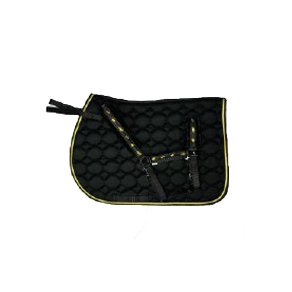 SADDLE PAD WITH MATCHING HALTER